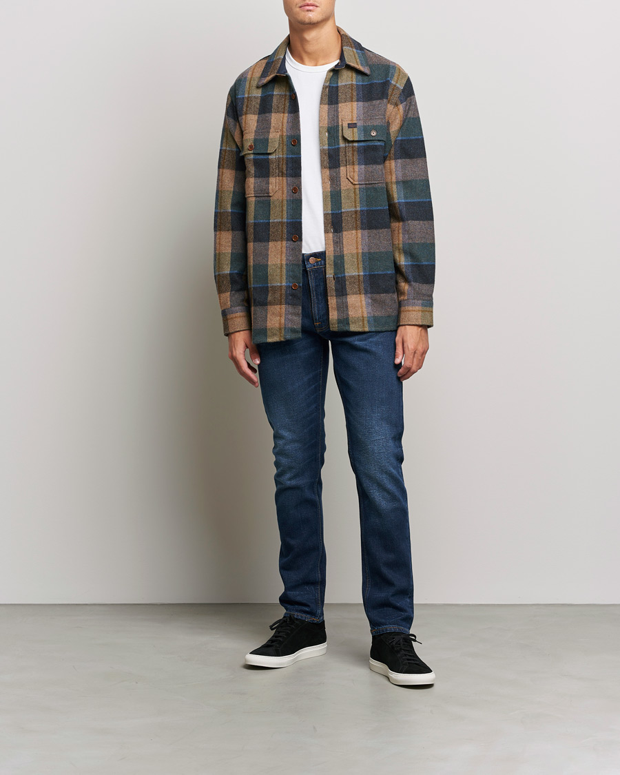 Heren | Jeans | Nudie Jeans | Lean Dean Organic Jeans Blue Thunder