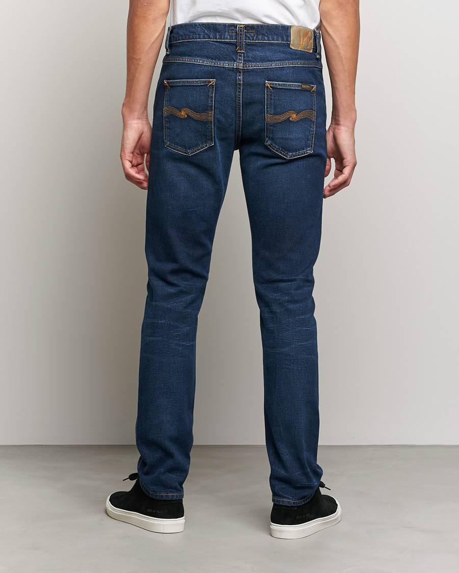 Heren | Jeans | Nudie Jeans | Lean Dean Organic Jeans Blue Thunder