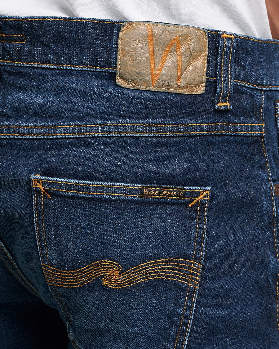 Heren | Jeans | Nudie Jeans | Lean Dean Organic Jeans Blue Thunder