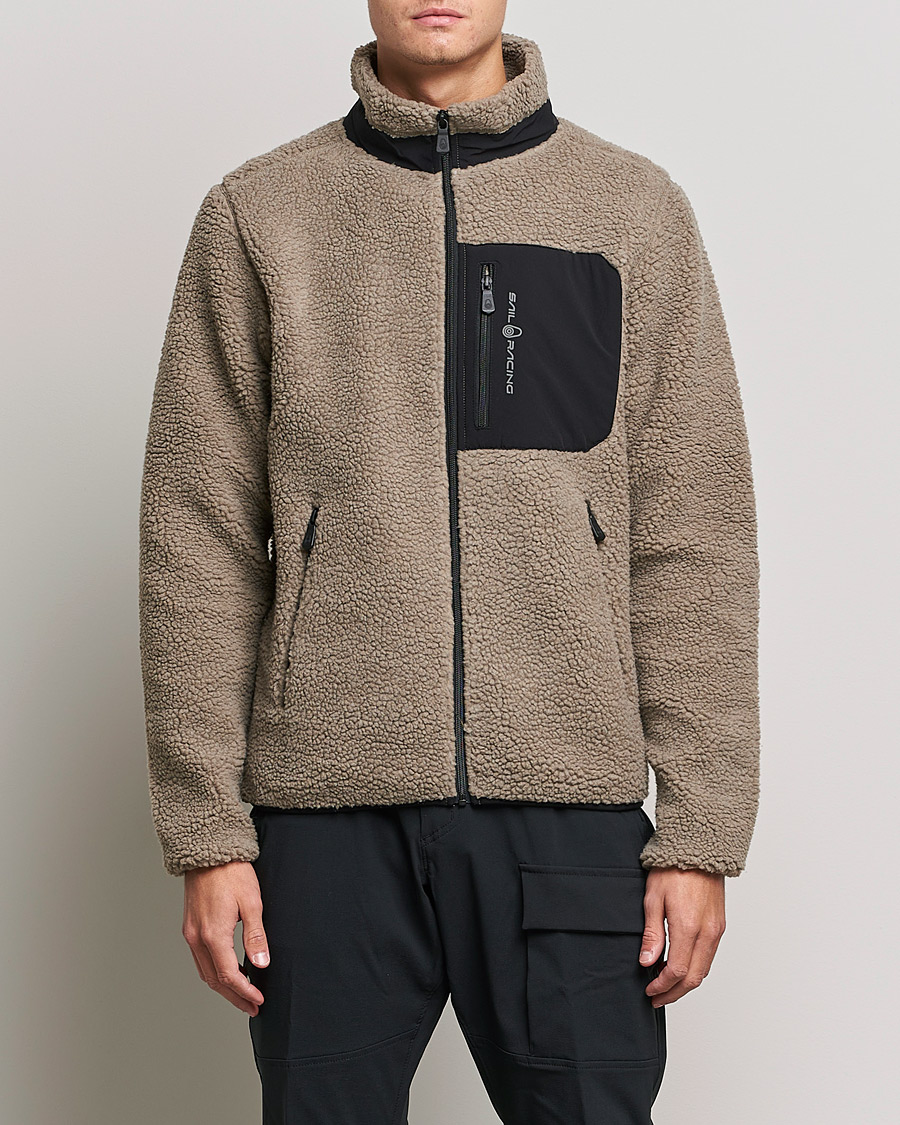 Heren | Truien | Sail Racing | Bowman Pile Zip Jacket Sand