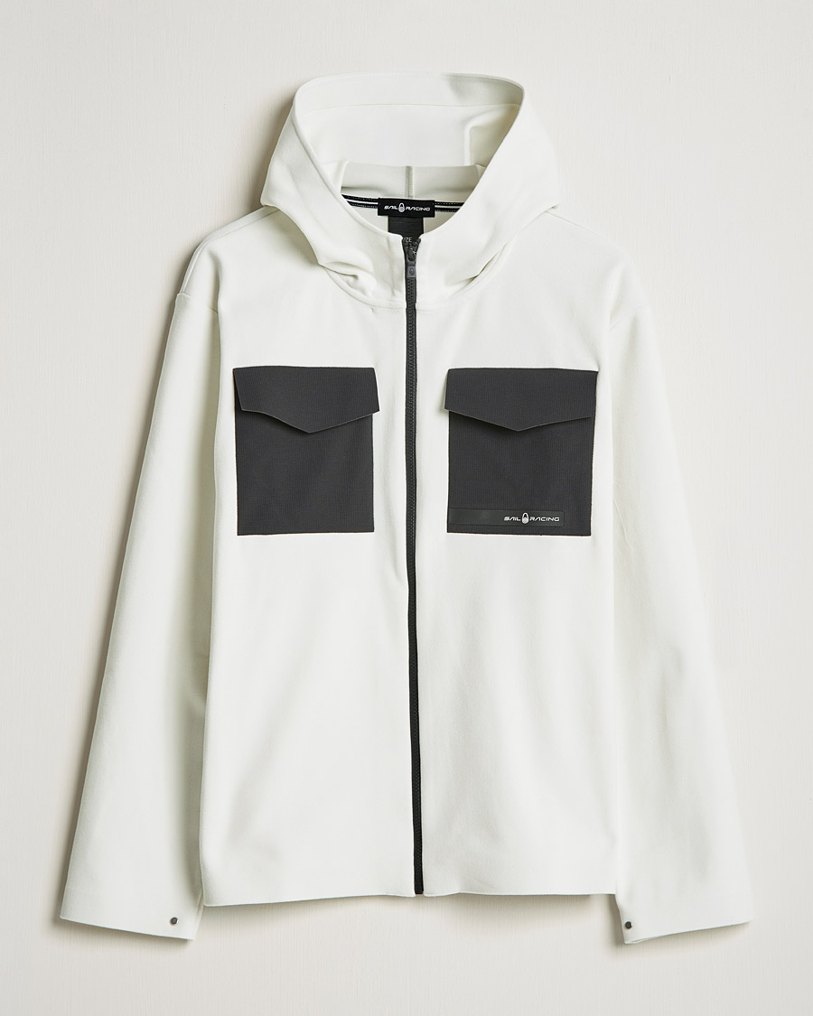 Heren | Truien | Sail Racing | Race Edition Tech Hood Storm White