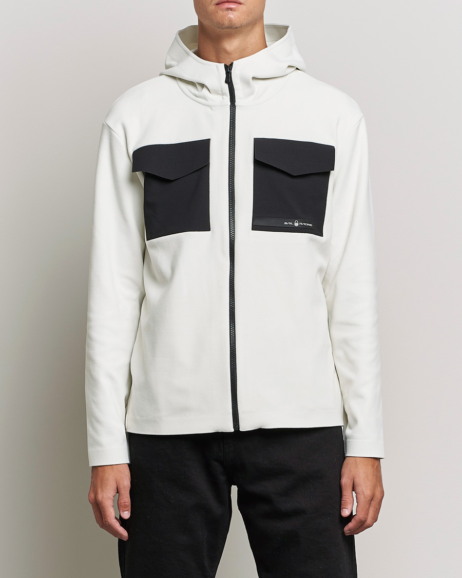 Heren | Truien | Sail Racing | Race Edition Tech Hood Storm White