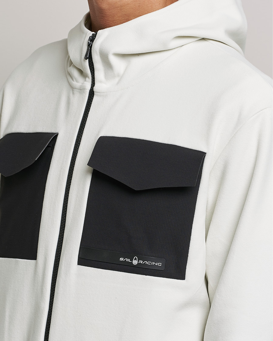 Heren | Truien | Sail Racing | Race Edition Tech Hood Storm White