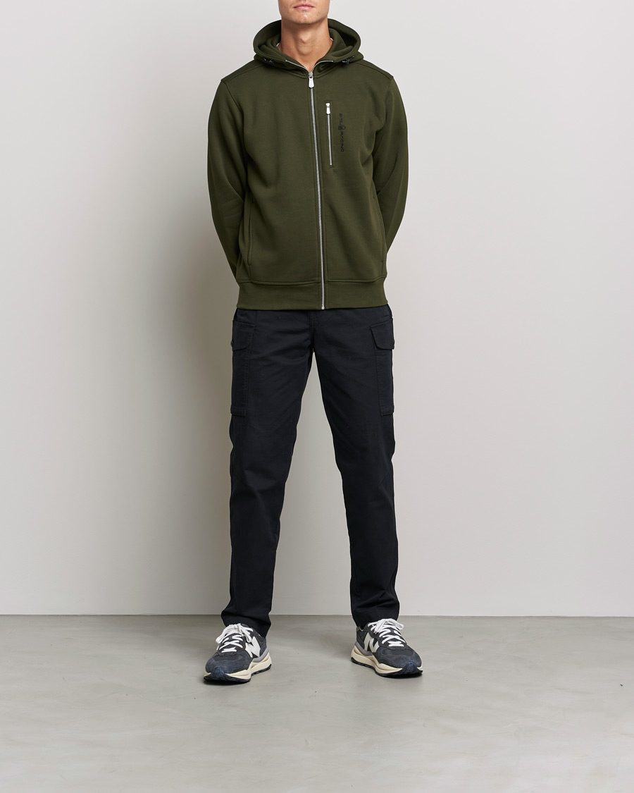 Heren | Truien | Sail Racing | Bowman Zip Hood Dark Forest