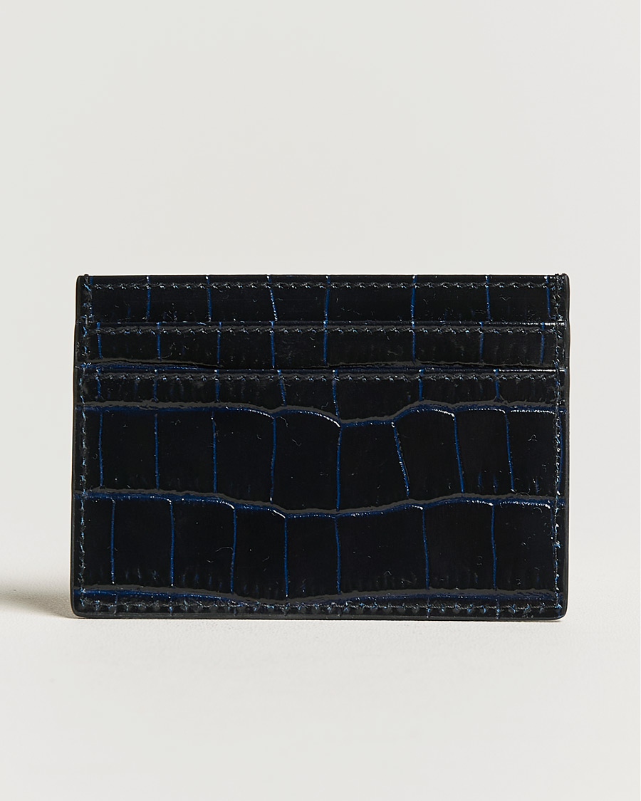 Heren | Accessoires | Smythson | Mara Flat Cardholder Navy