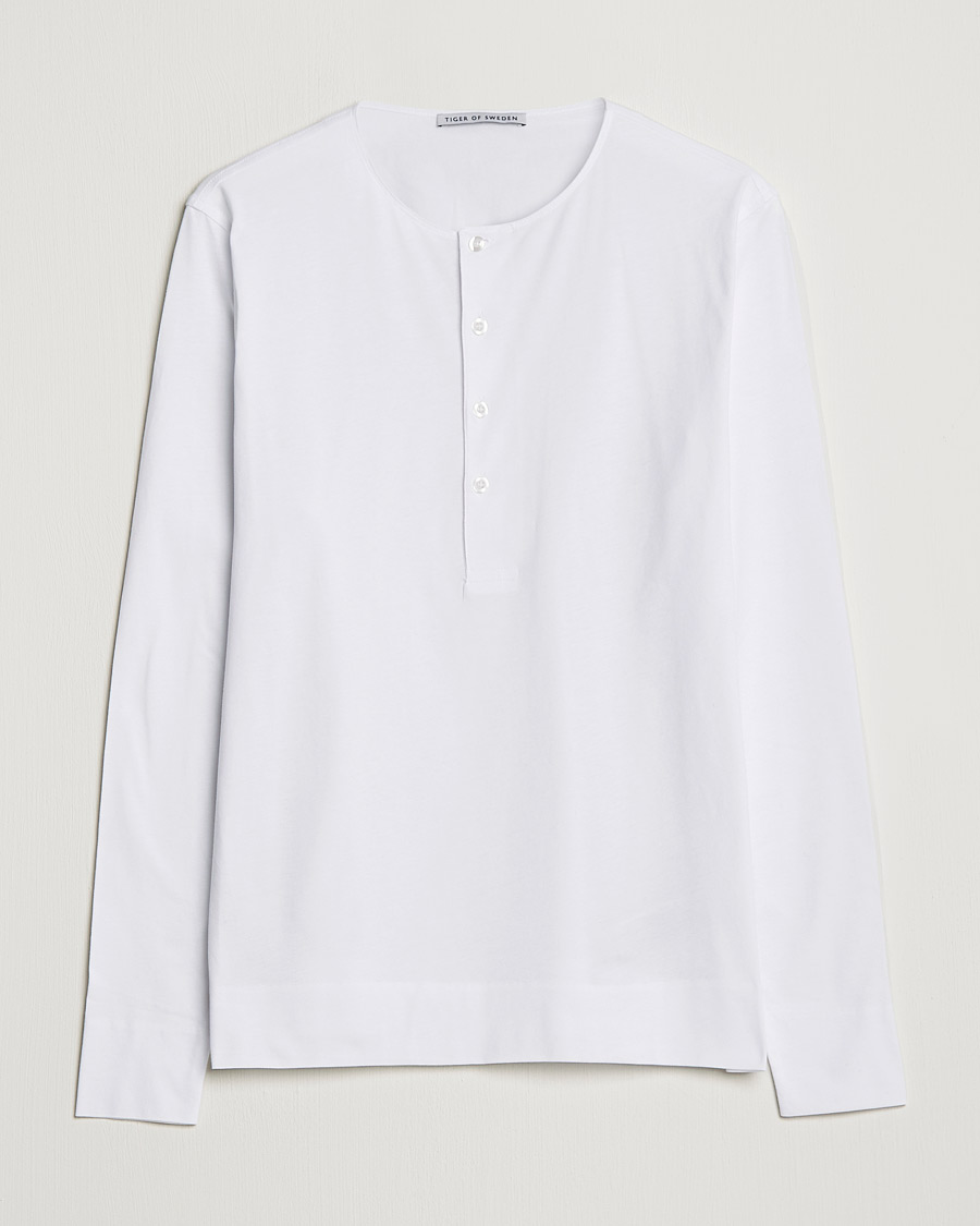 Heren | T-shirts | Tiger of Sweden | Cappe Organic Cotton Tee Pure White