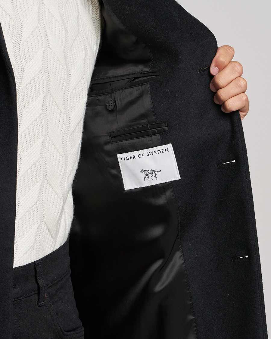 Heren | Jassen | Tiger of Sweden | Cempsey Wool Cashmere Coat Black