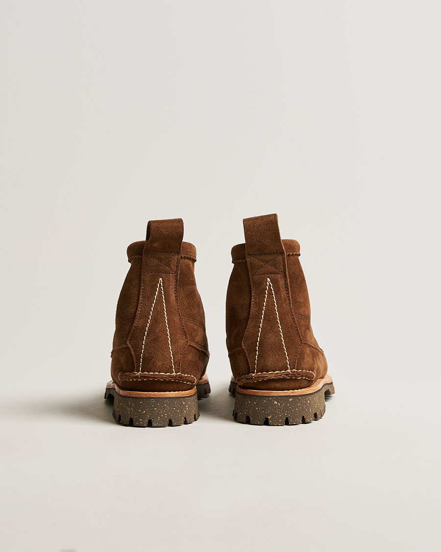 Heren | Yuketen Cortina Sole Angler Boots Dark Brown Suede | Yuketen | Cortina Sole Angler Boots Dark Brown Suede