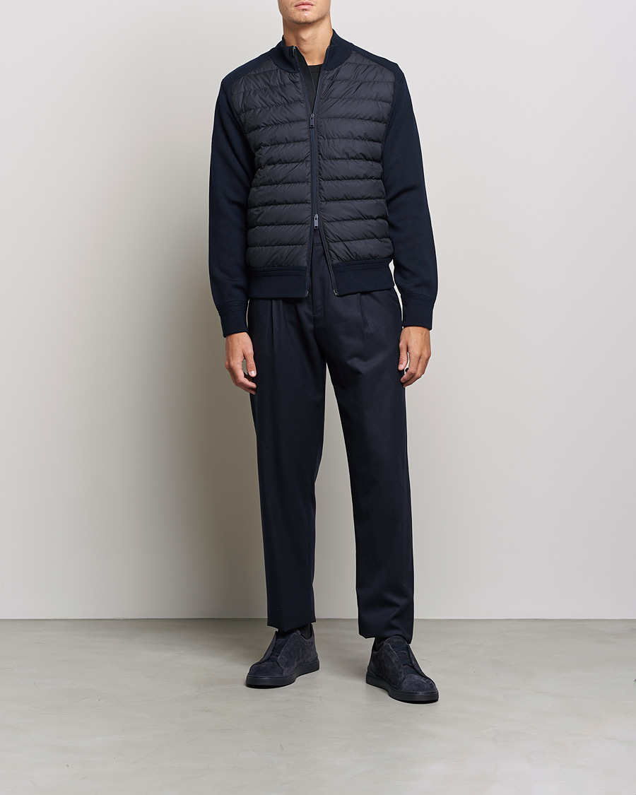 Heren | Jassen | Zegna | Padded Hybrid Jacket Navy