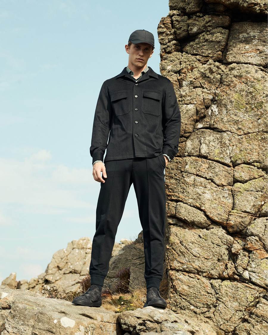 Heren | Overhemden | Zegna | Oasi Cashmere Overshirt Navy