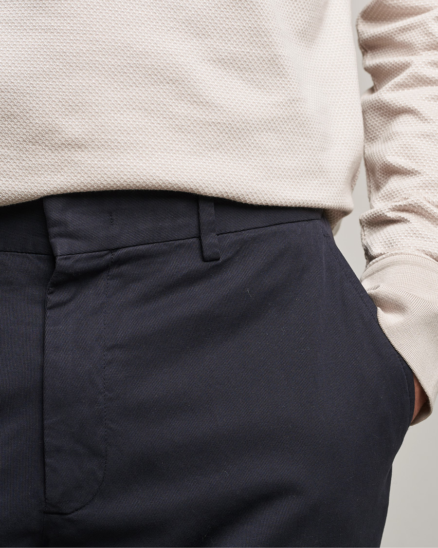 Heren | Broeken | Zegna | Premium Cotton Chinos Navy