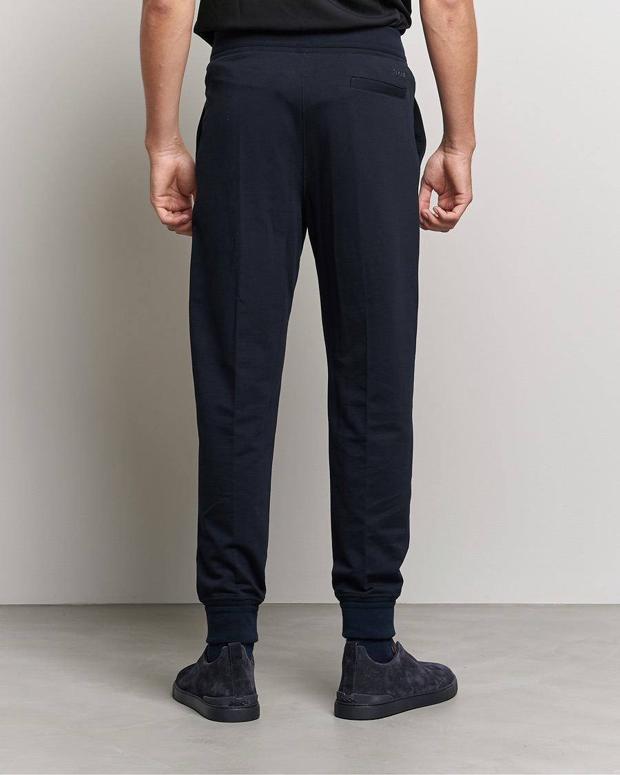 Heren | Broeken | Zegna | Cotton Stretch Joggers Navy