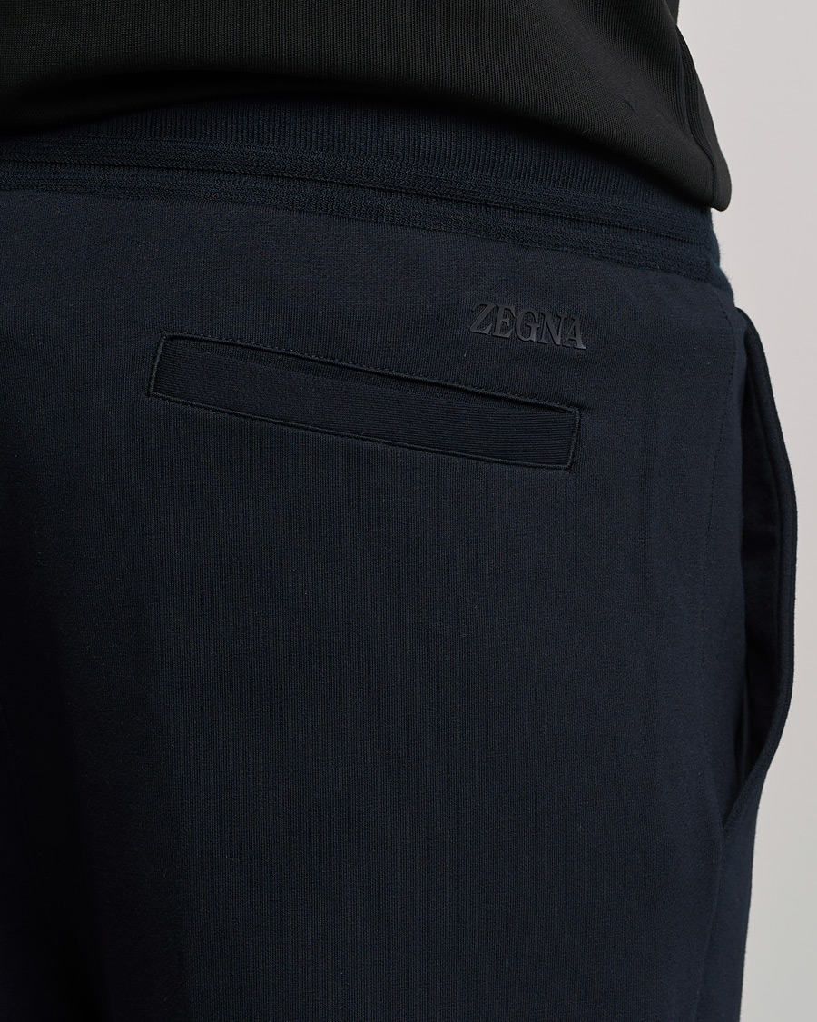 Heren | Broeken | Zegna | Cotton Stretch Joggers Navy