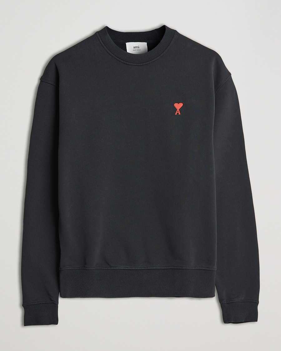 Heren | Truien | AMI | Heart Logo Sweatshirt Black