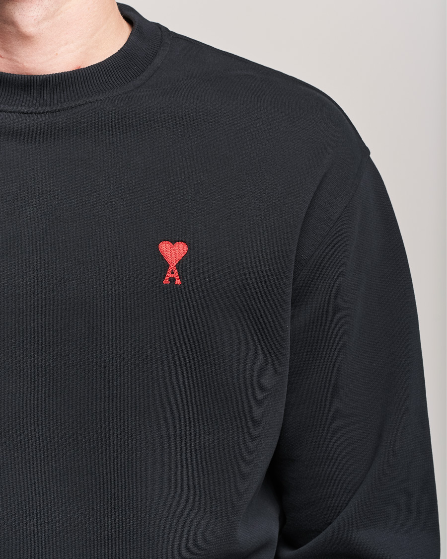 Heren | Truien | AMI | Heart Logo Sweatshirt Black
