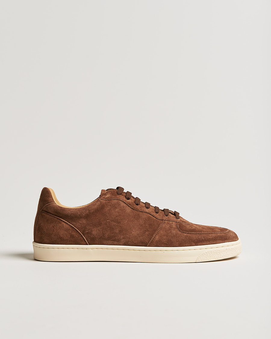 Heren | Brunello Cucinelli Low Sneaker Brown Suede | Brunello Cucinelli | Low Sneaker Brown Suede