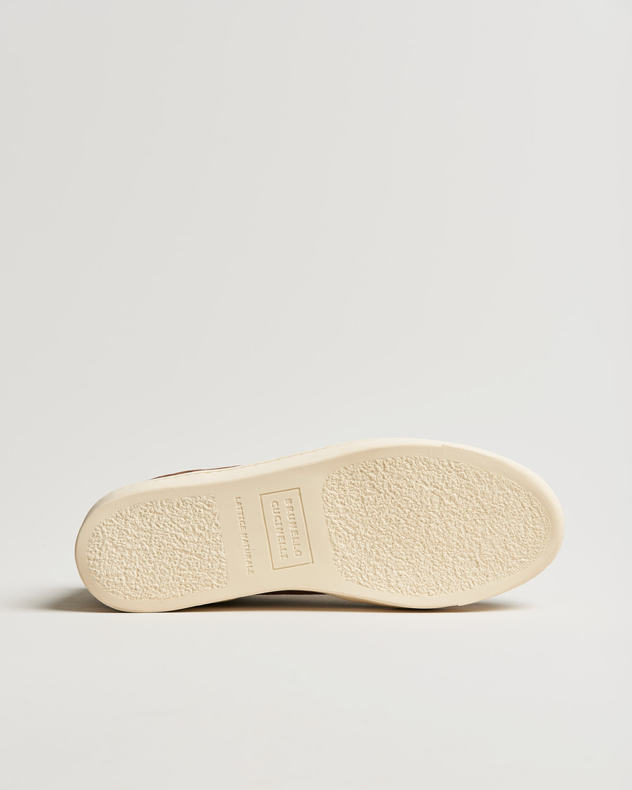 Heren | Brunello Cucinelli Low Sneaker Brown Suede | Brunello Cucinelli | Low Sneaker Brown Suede