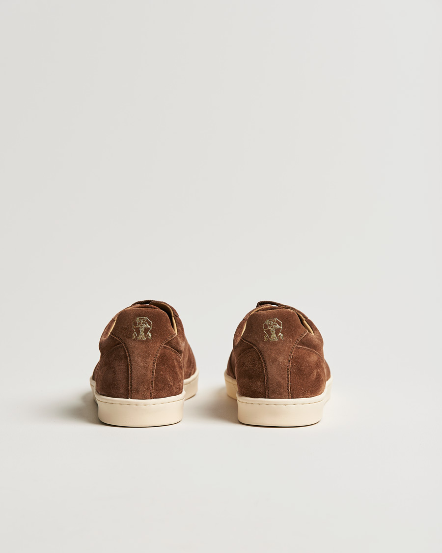 Heren | Brunello Cucinelli Low Sneaker Brown Suede | Brunello Cucinelli | Low Sneaker Brown Suede