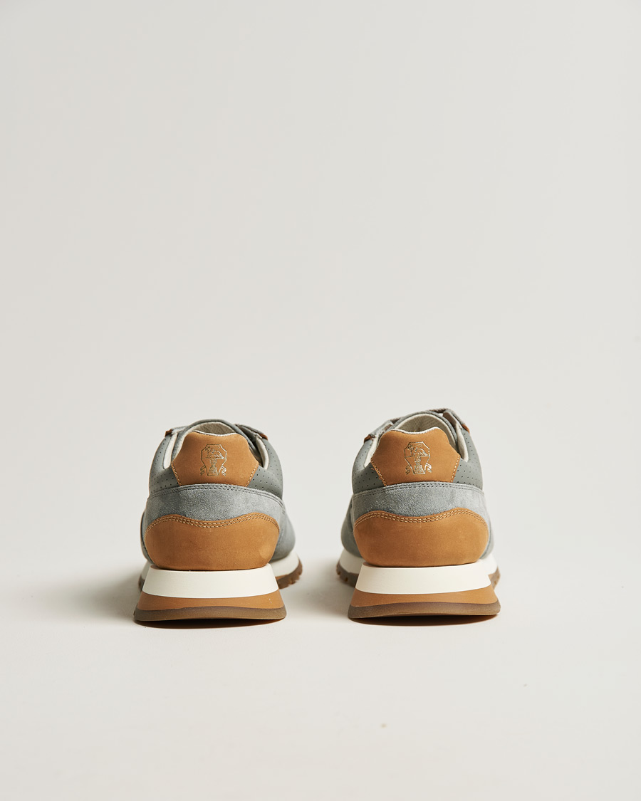 Heren | Brunello Cucinelli Running Sneaker Grey Suede | Brunello Cucinelli | Running Sneaker Grey Suede