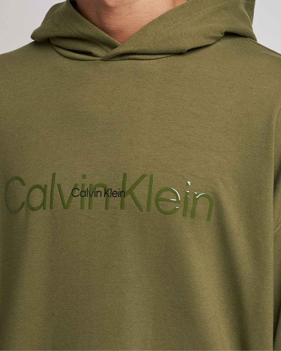 Heren | Truien | Calvin Klein | Loungewear Logo Hoodie Olive