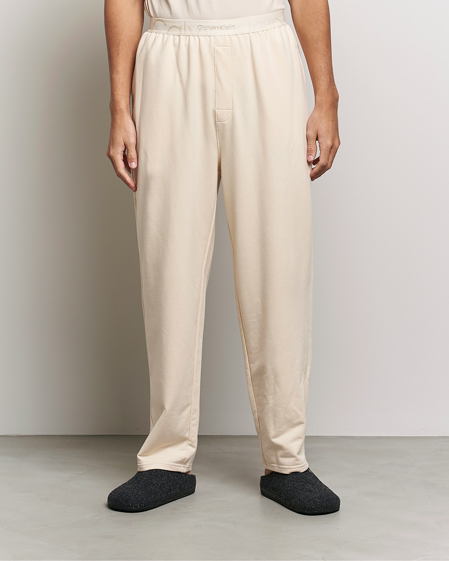 Heren | Broeken | Calvin Klein | Loungewear Sweatpants Tapioca Beige