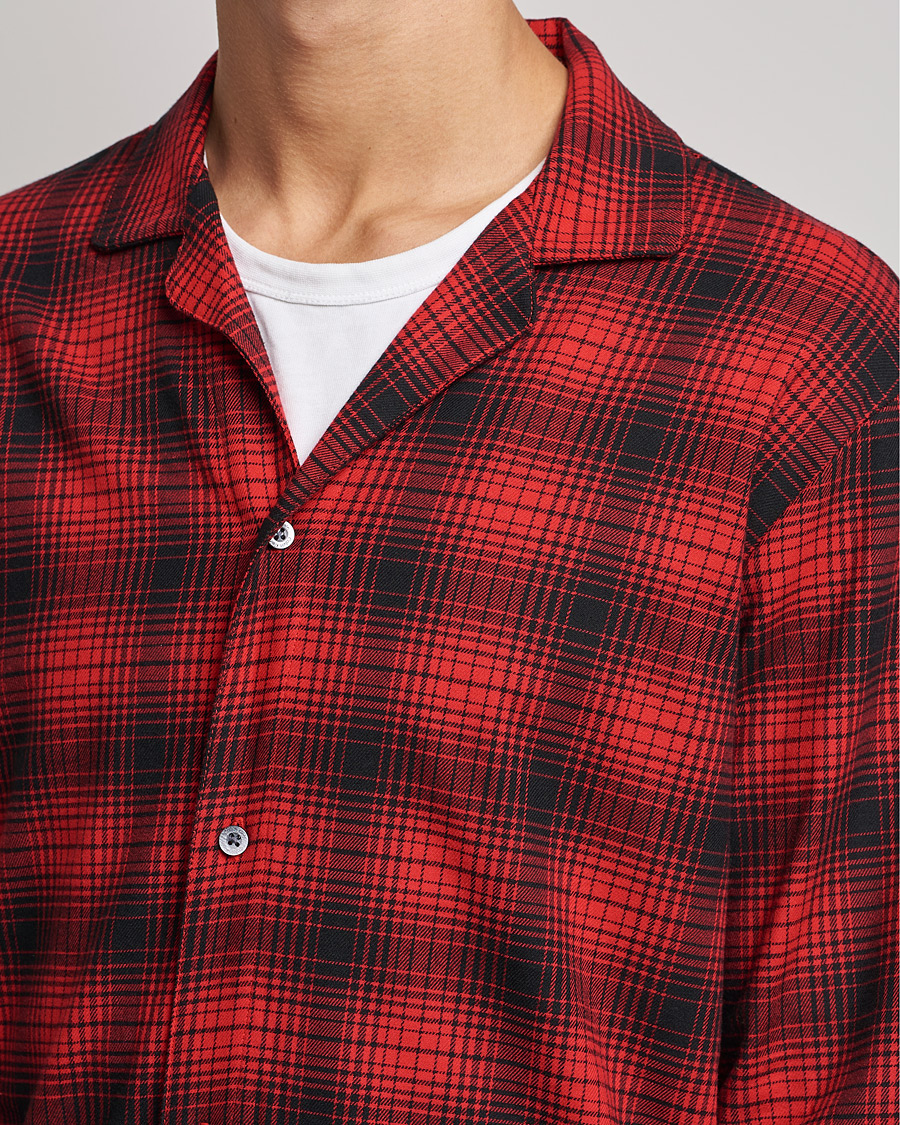 Heren | Pyjama's en gewaden | Calvin Klein | Cotton Checked Pyajama Set Red/Black