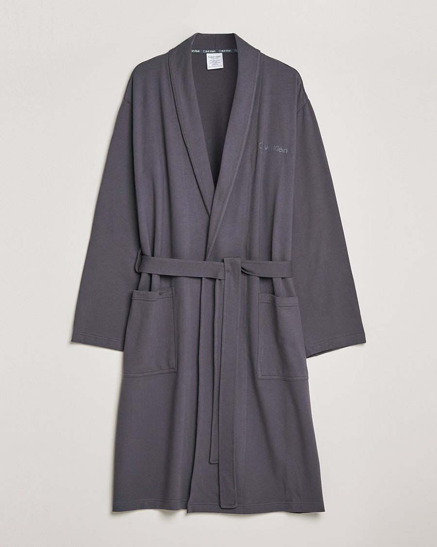 Heren | Pyjama's en gewaden | Calvin Klein | Terry Robe Sleek Grey