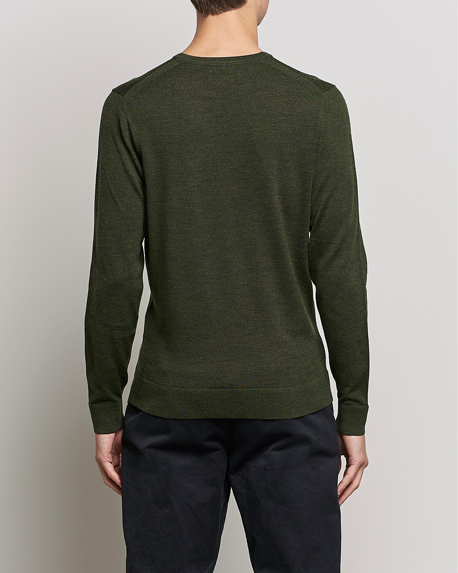 Heren | Truien | Calvin Klein | Superior Wool Crew Neck Sweater Dark Olive