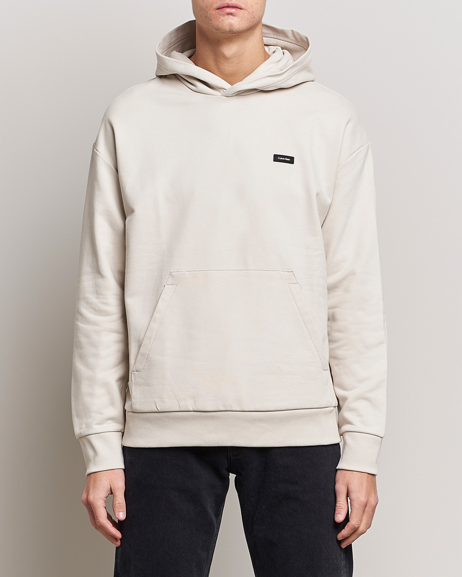 Heren | Truien | Calvin Klein | Cotton Comfort Hoodie Stony Beige