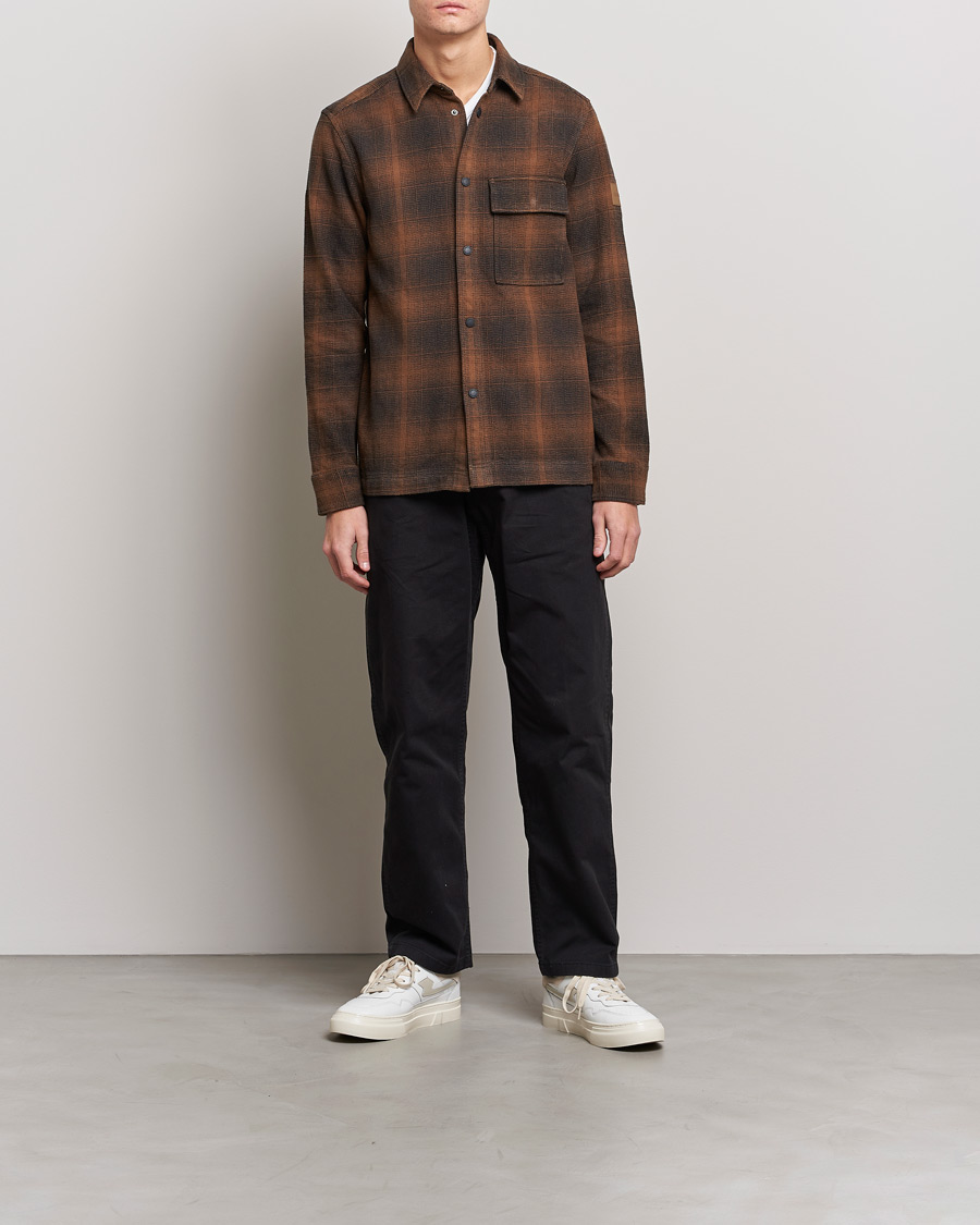 Heren | Overhemden | Calvin Klein | Blurred Checked Overshirt Chester Brown