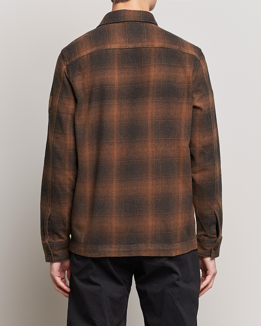 Heren | Overhemden | Calvin Klein | Blurred Checked Overshirt Chester Brown