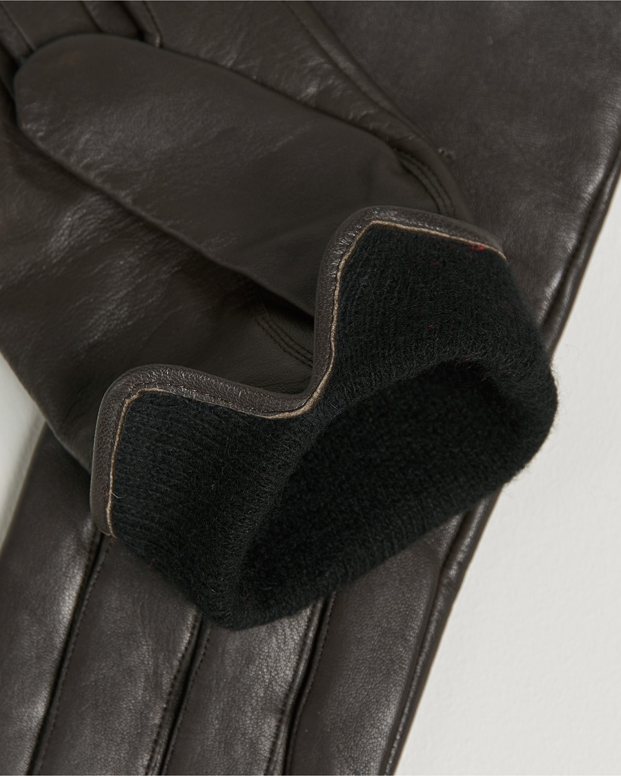 Heren | Hainz Leather Gloves Medium Brown | BOSS BLACK | Hainz Leather Gloves Medium Brown