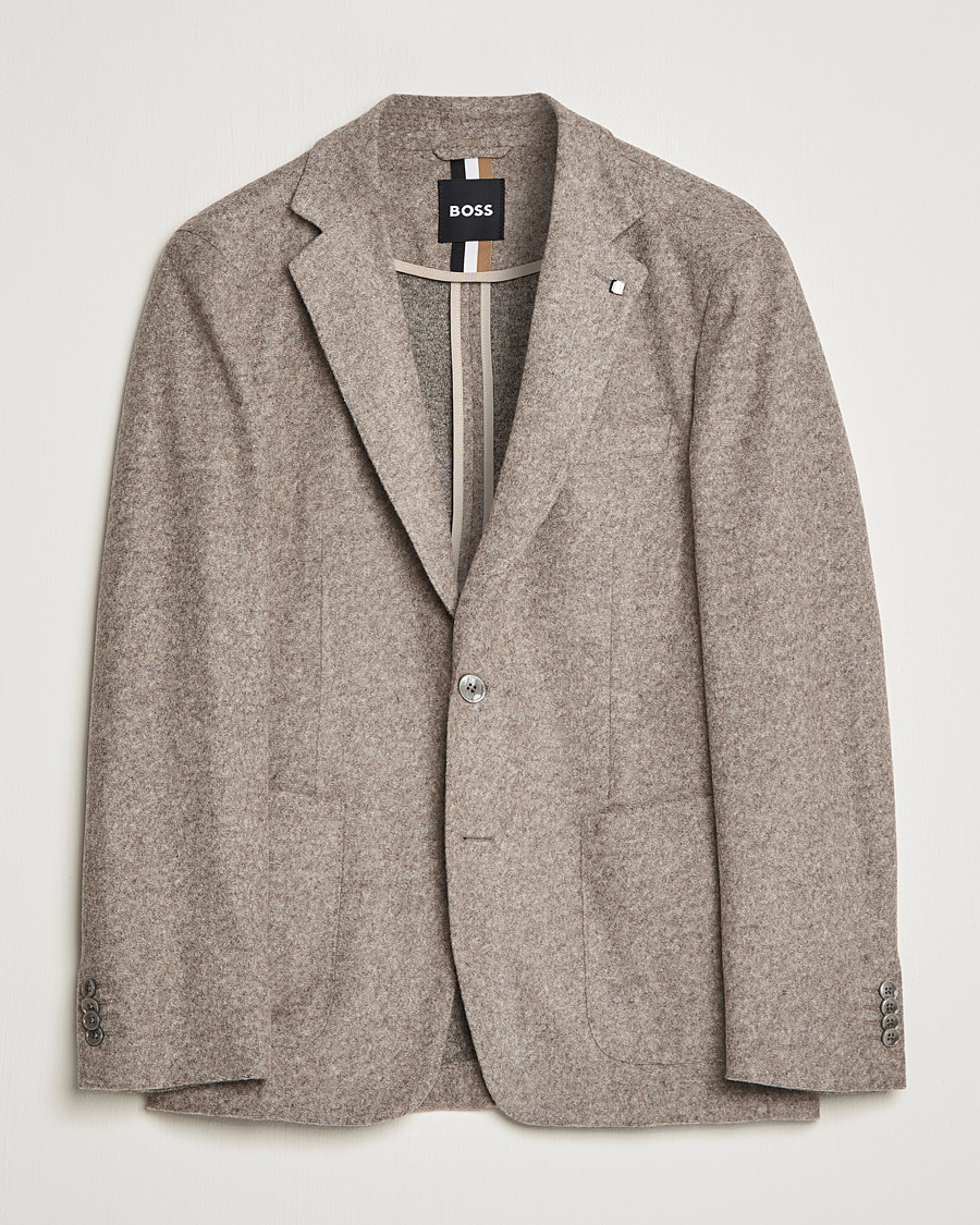 Heren | Blazers | BOSS BLACK | BOSS Hanry Wool Patch Pocket Blazer Medium Beige