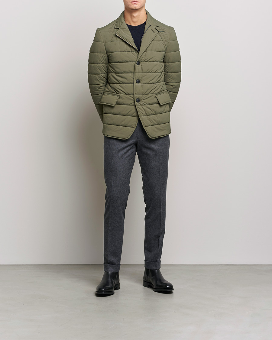 Heren | Jassen | BOSS BLACK | BOSS Hanry Padded Blazer Jacket Open Green