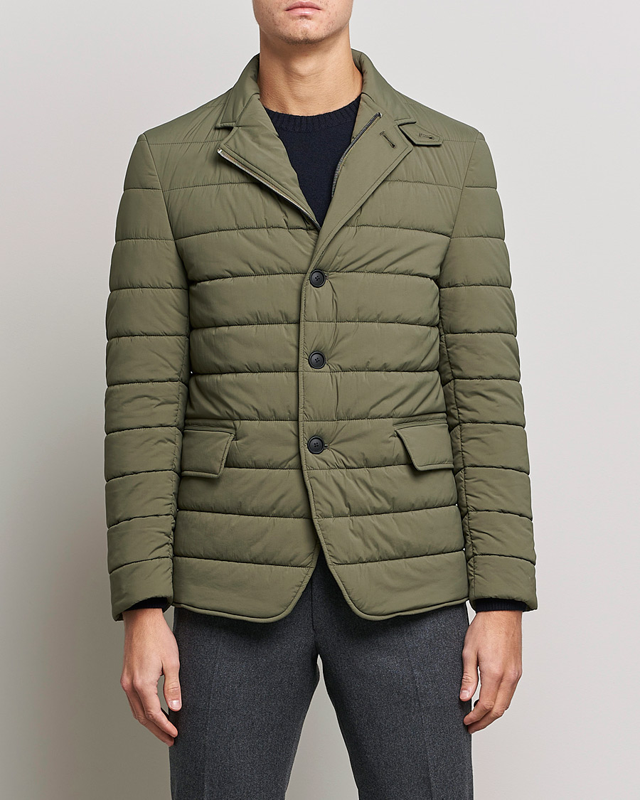 Heren | Jassen | BOSS BLACK | BOSS Hanry Padded Blazer Jacket Open Green