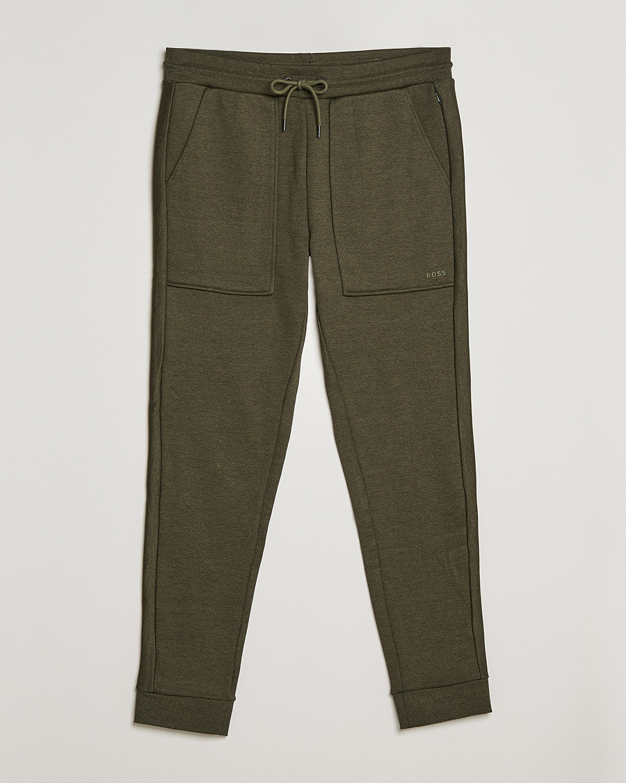 Heren | Broeken | BOSS BLACK | Lamont Drawstring Trousers Open Green