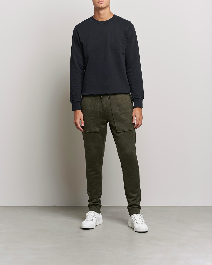 Heren | Broeken | BOSS BLACK | Lamont Drawstring Trousers Open Green
