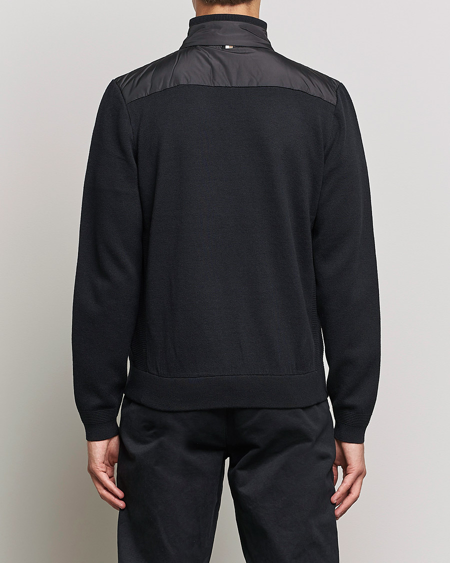 Heren | Truien | BOSS BLACK | BOSS Lavando Hybrid Full Zip Black