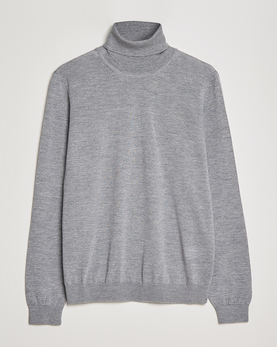 Heren | Truien | BOSS BLACK | Musso Merino Polo Silver