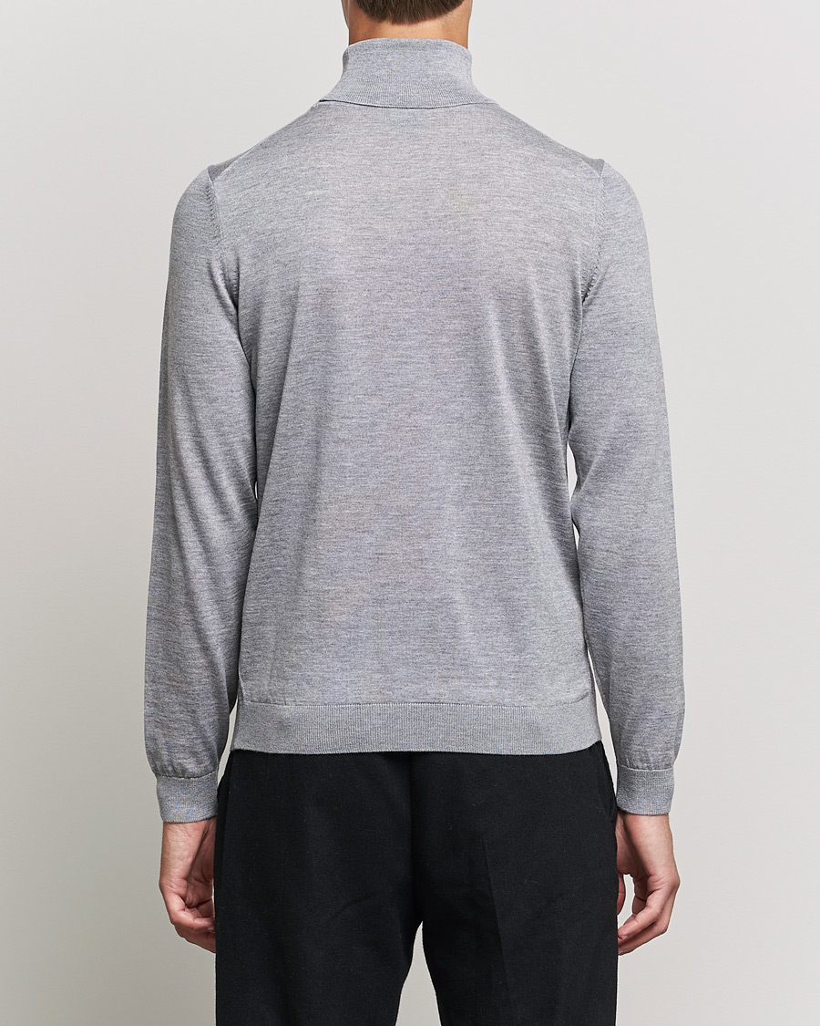 Heren | Truien | BOSS BLACK | Musso Merino Polo Silver