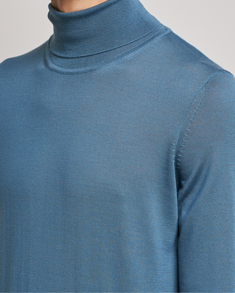 Heren | Truien | BOSS BLACK | Musso Merino Polo Bright Blue