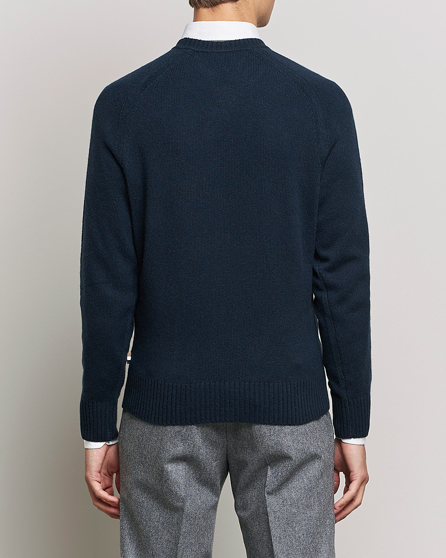 Heren | Truien | BOSS BLACK | BOSS Lolive Knitted Sweater Dark Blue