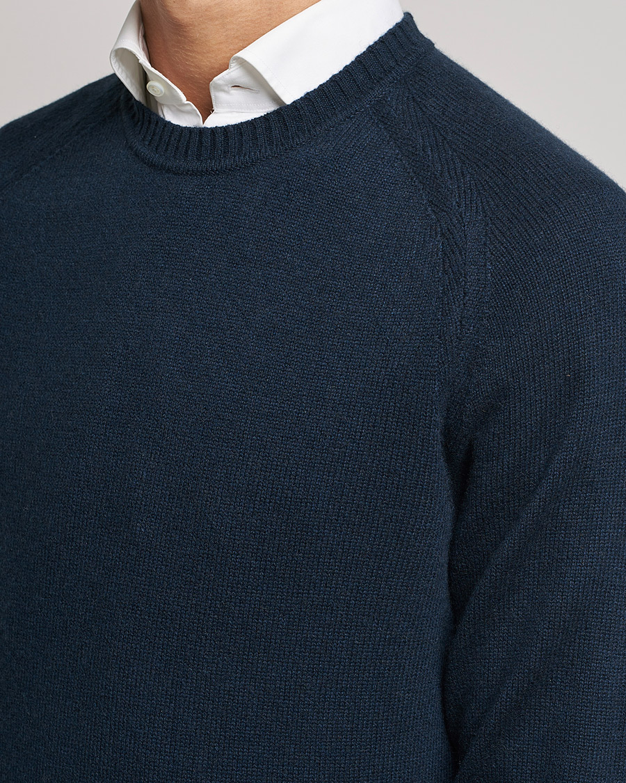 Heren | Truien | BOSS BLACK | BOSS Lolive Knitted Sweater Dark Blue