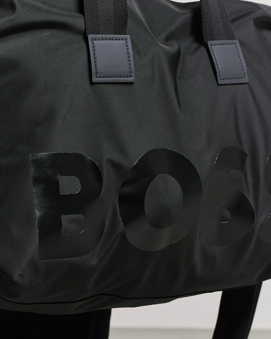 Heren | BOSS Catch Logo Weekendbag Black | BOSS BLACK | BOSS Catch Logo Weekendbag Black