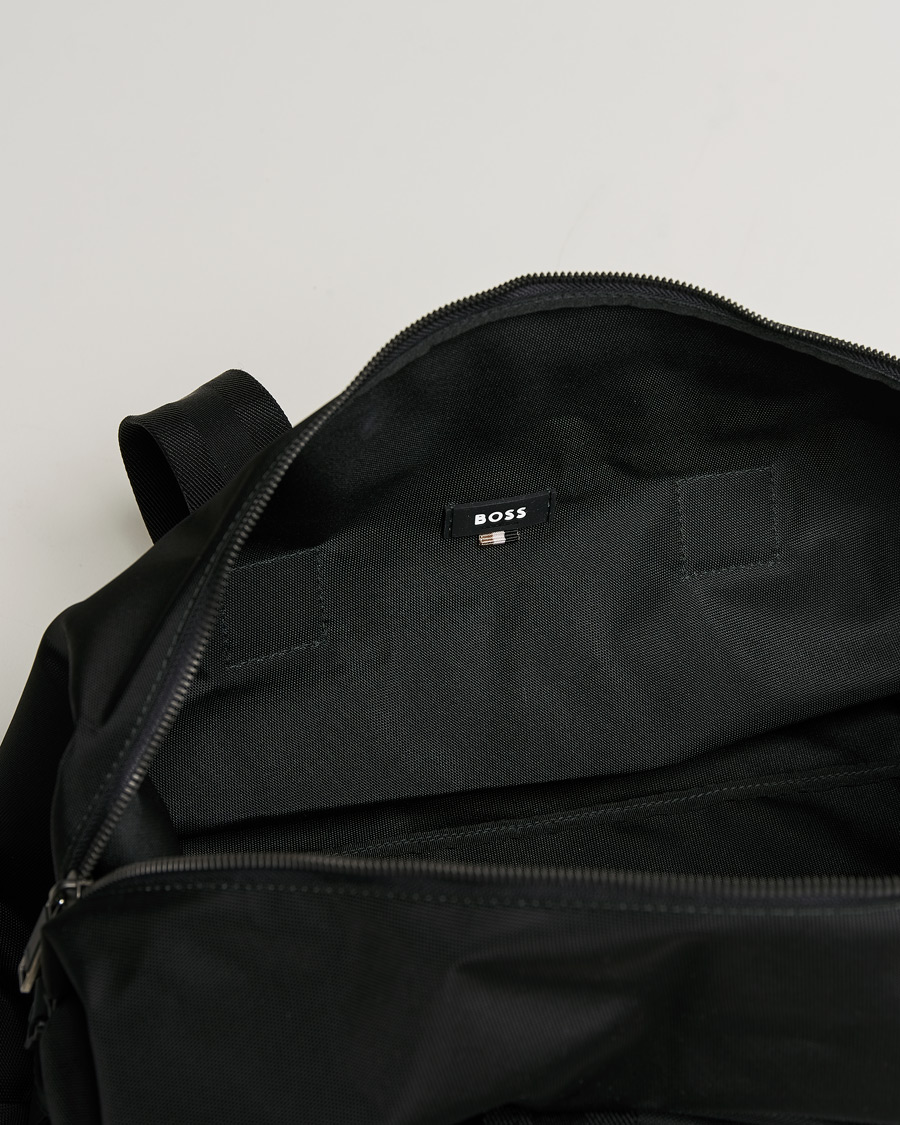 Heren | BOSS Catch Logo Weekendbag Black | BOSS BLACK | BOSS Catch Logo Weekendbag Black