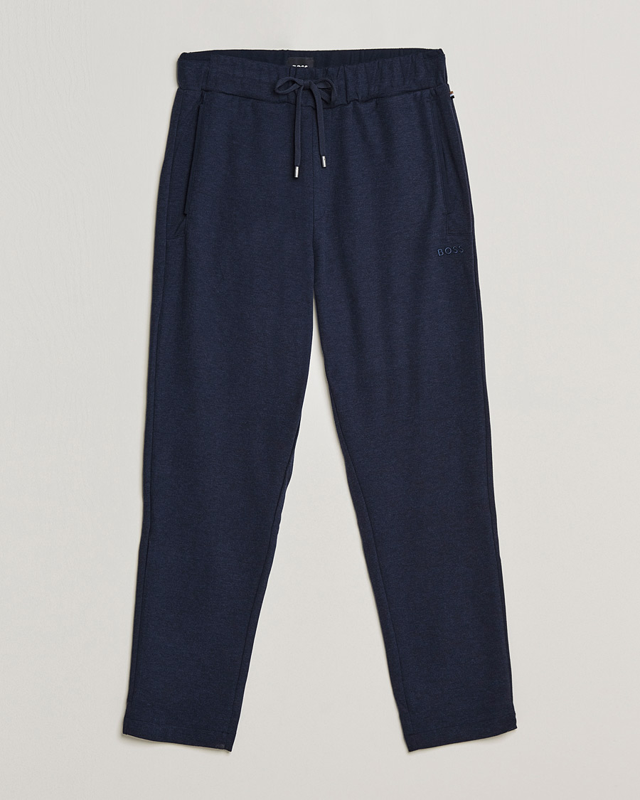 Heren | Broeken | BOSS BLACK | BOSS Cashmere Sweatpants Dark Blue