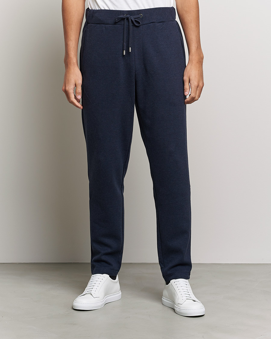 Heren | Broeken | BOSS BLACK | BOSS Cashmere Sweatpants Dark Blue