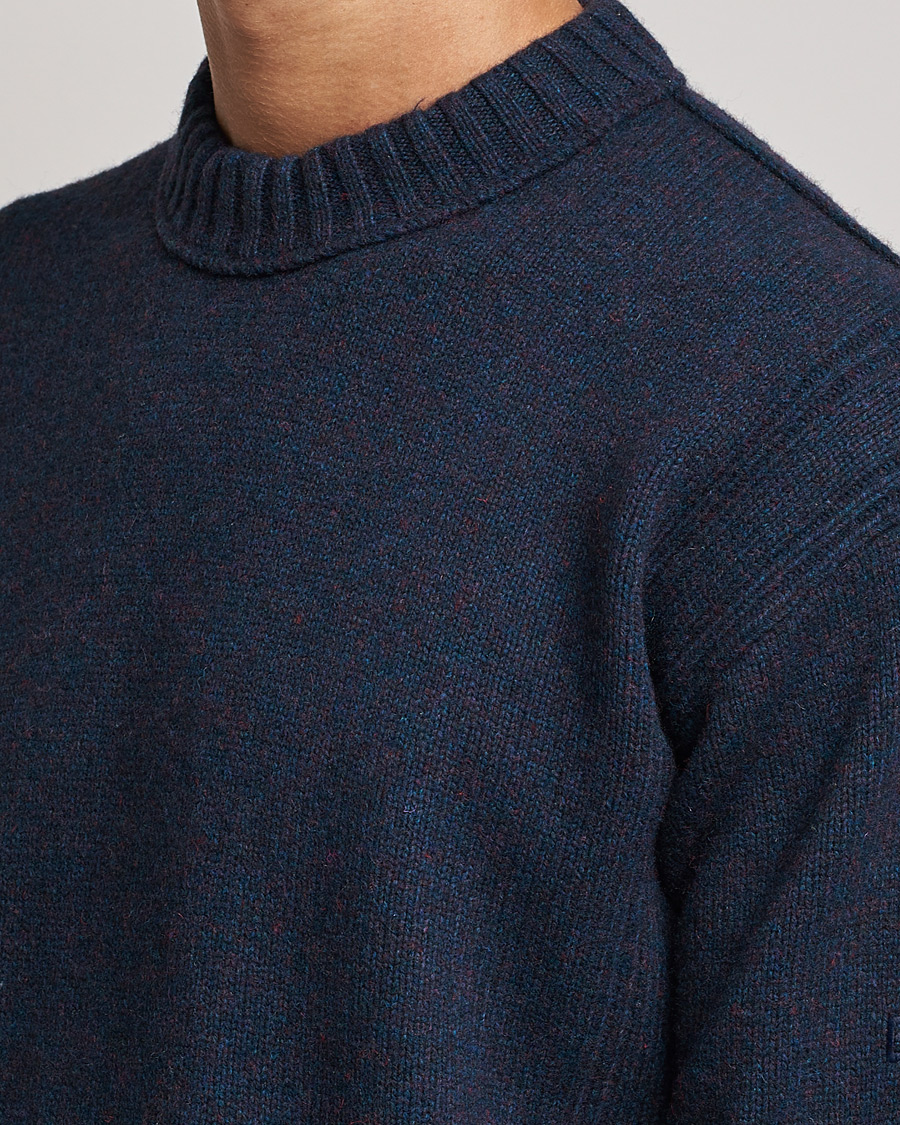Heren | Truien | BOSS ORANGE | BOSS Casual Ashetland Knitted Sweater Dark Blue