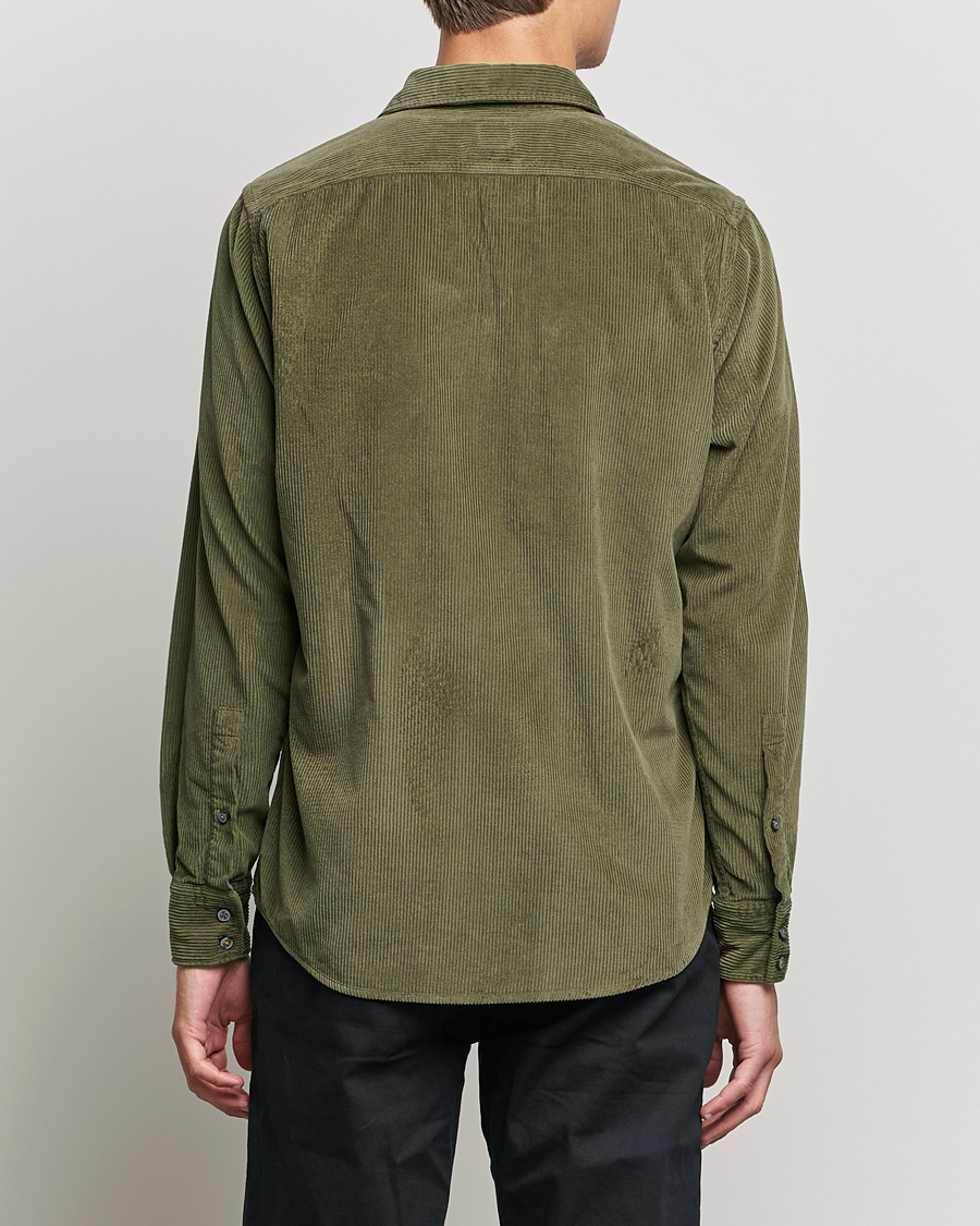 Heren | Overhemden | BOSS ORANGE | Relegant Corduroy Shirt Dark Green