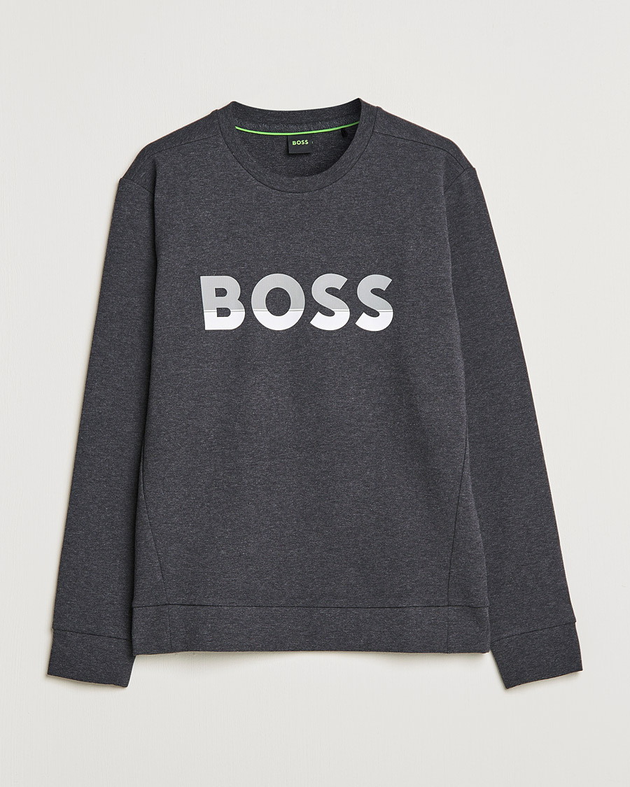 Heren | Truien | BOSS GREEN | BOSS Athleisure Salbo Logo Sweatshirt Medium Grey